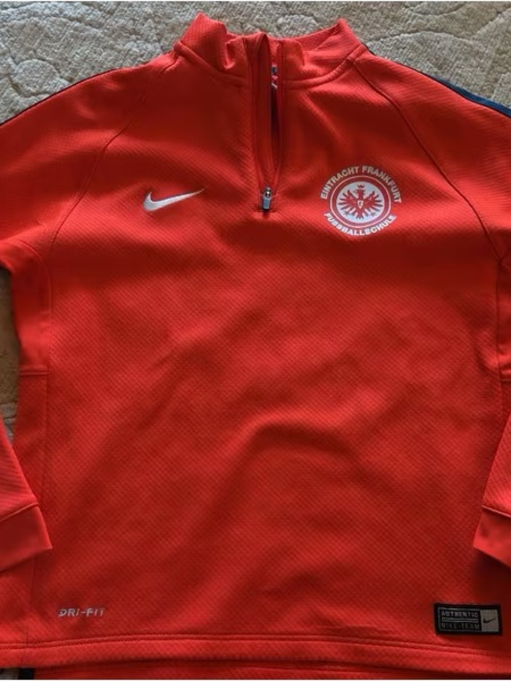Nike Men’s Red Dri-FIT Quarter-Zip Training Top